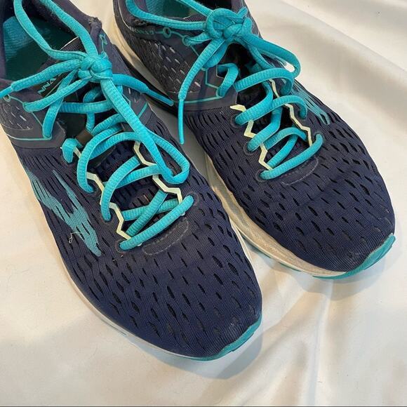 Brooks Ravenna 9 Blue & Teal Womans Running Shoes Sneakers Womens 8.5 Sporty - Picture 3 of 9